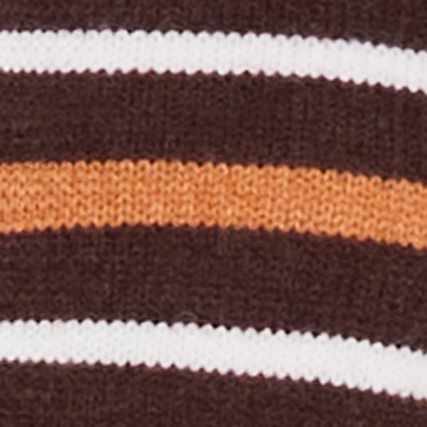 Striped Zip Front Hooded Sweater - Image 4